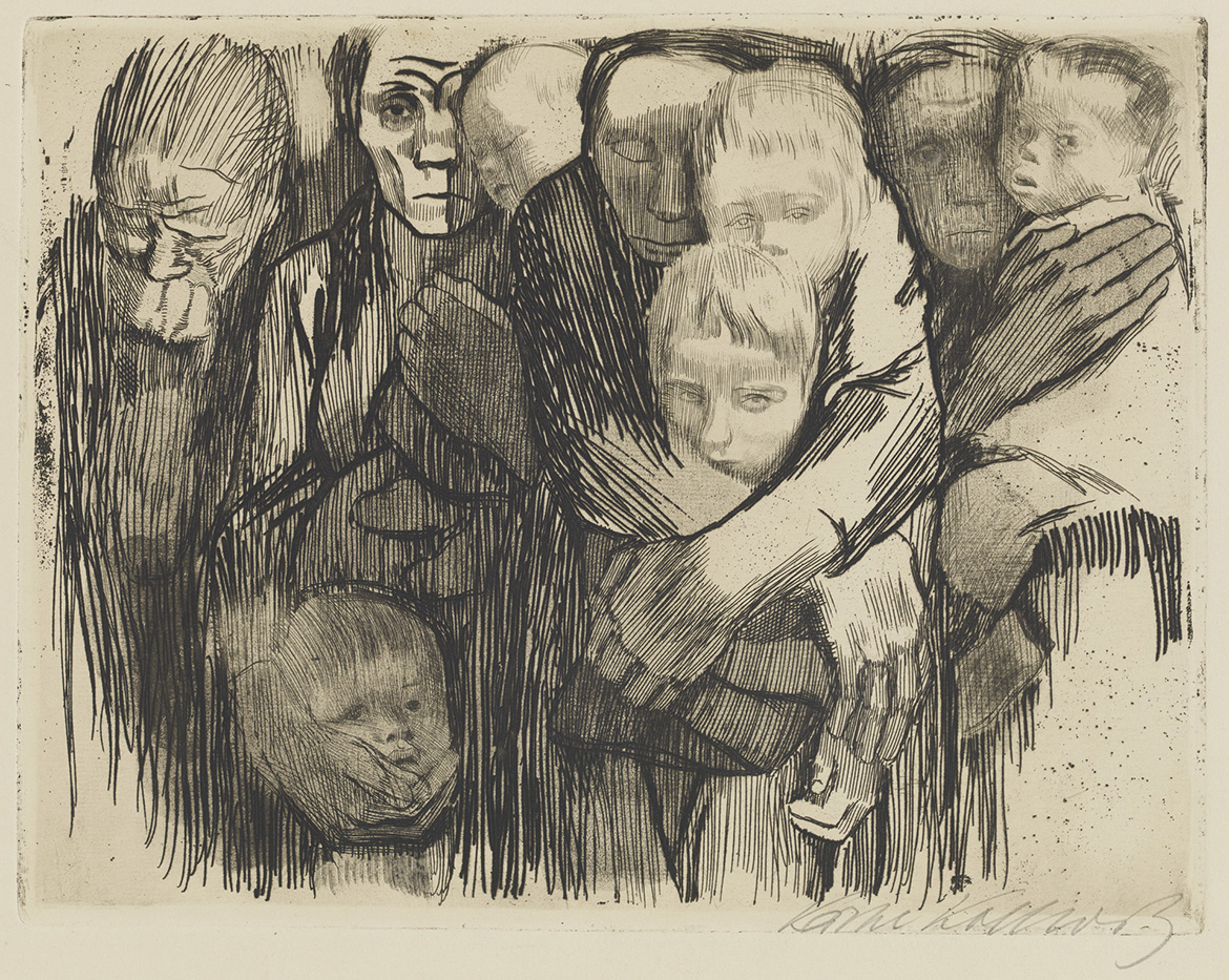 &quot;Mothers,&quot; illustration by Kollwitz