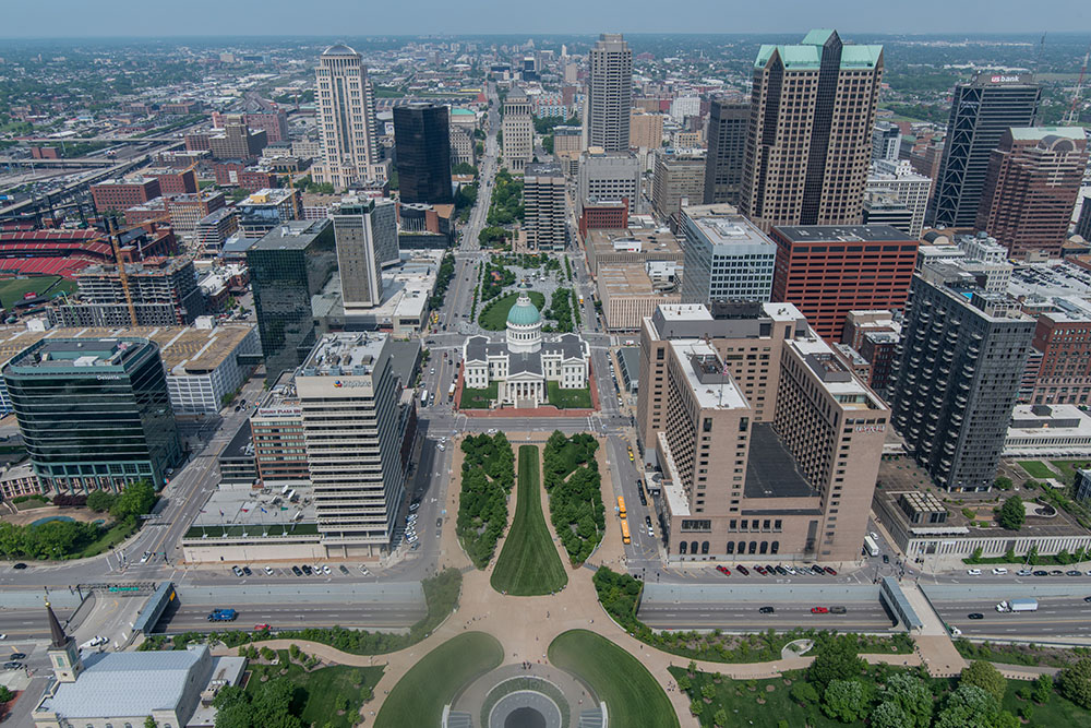 St. Louis from above