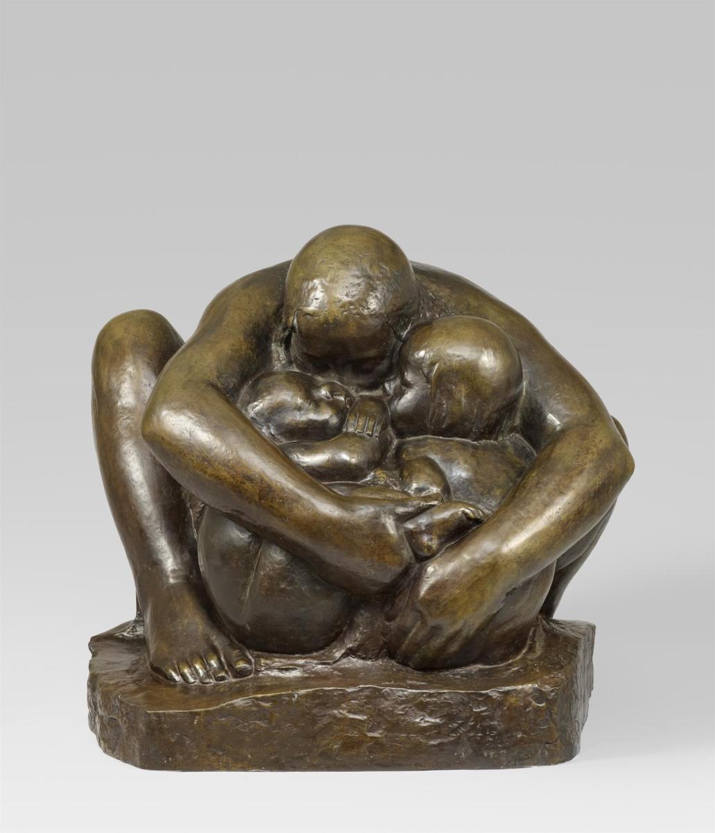 &quot;Group,&quot; sculpture by Kollwitz