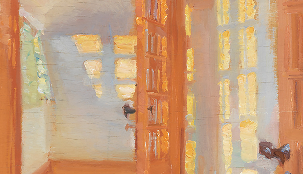 Anna Ancher painting, Interior
