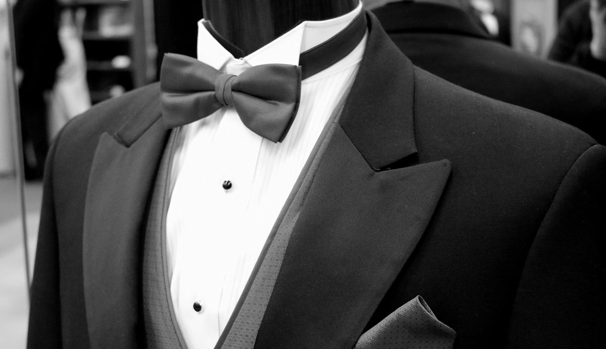 Header Graphic: Black tie suit | Image Credit: Renee Olmsted from Pixabay
