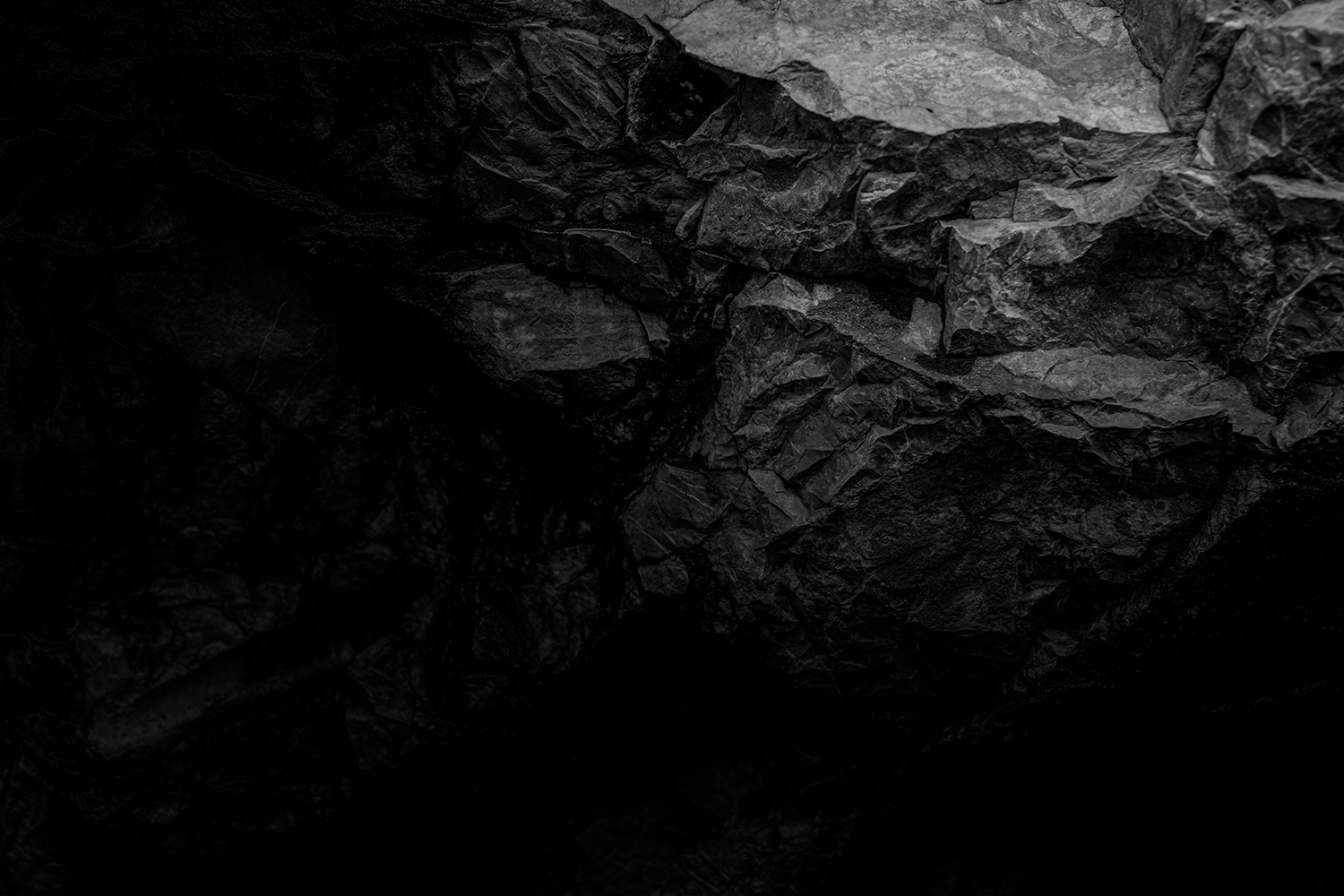 Black wrinkled paper