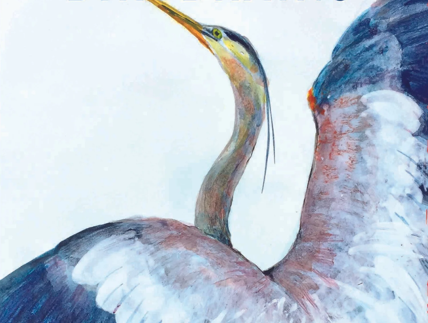 Blue Heron Painting