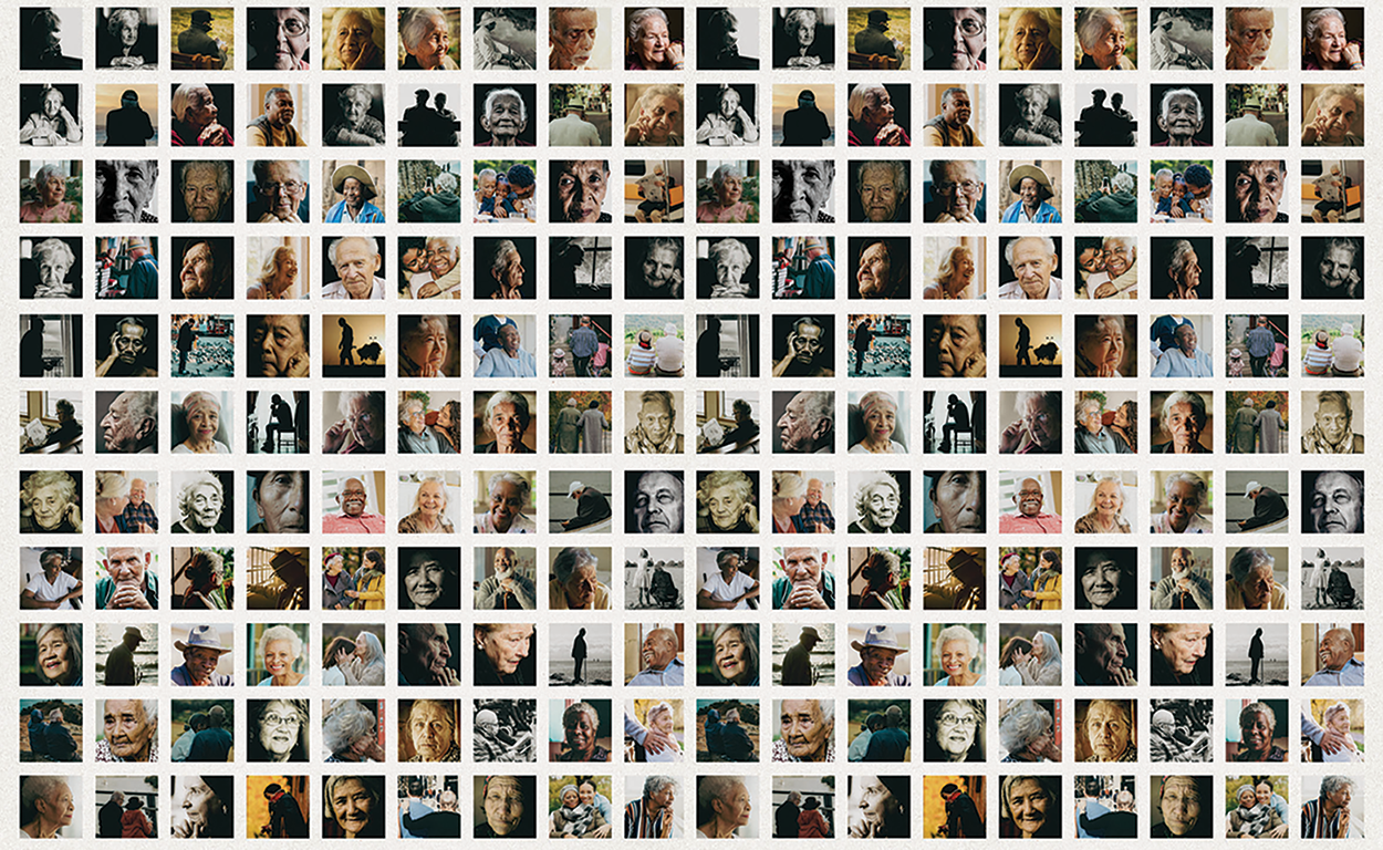 Elder faces