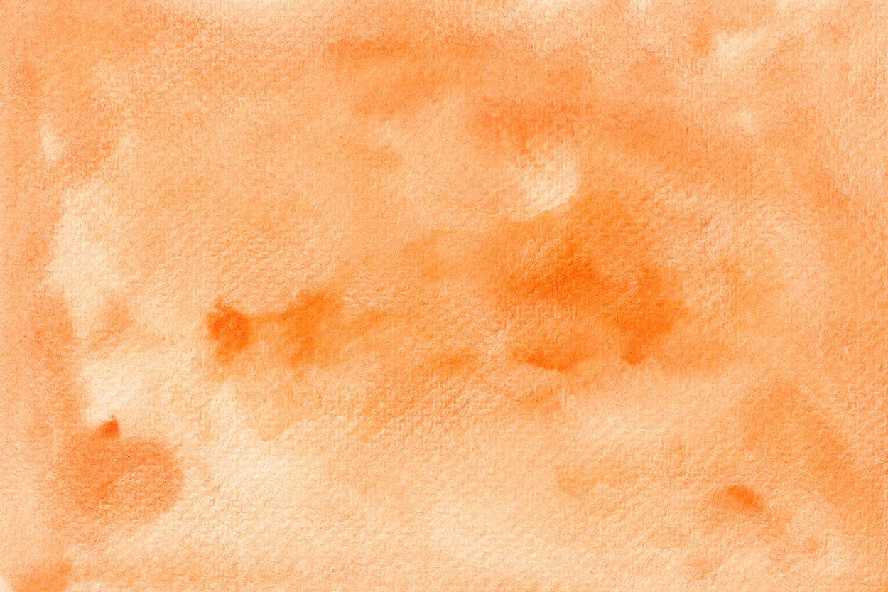 Orange watercolor