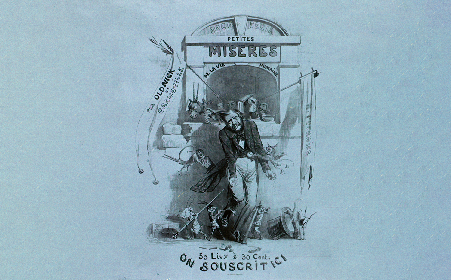 Drawing of petites miseres de la vie humaine