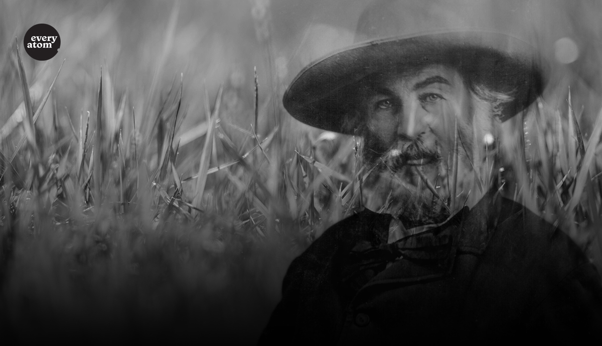 Walt Whitman and grass.