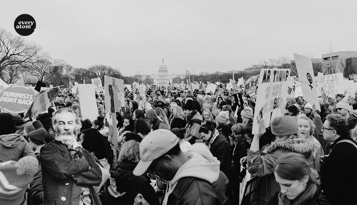 Whitman at the Washington Women's March