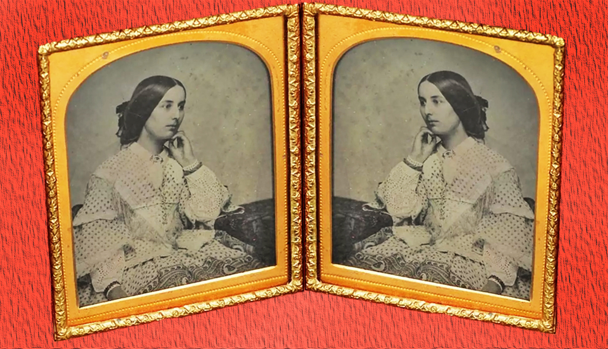 Double picture of Fanny Brawne