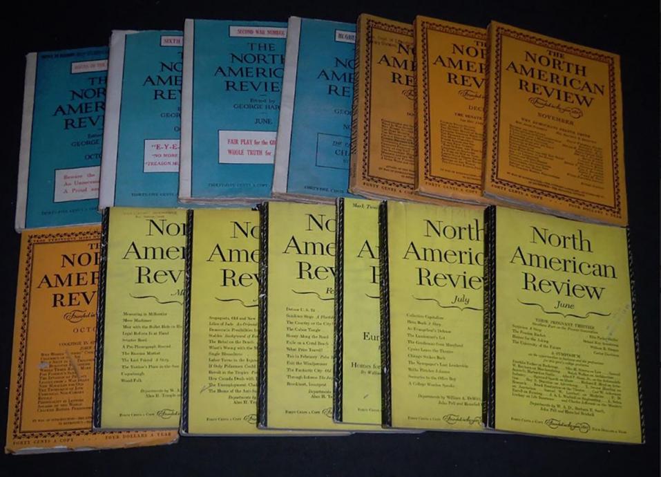 Image of old North American Review issues