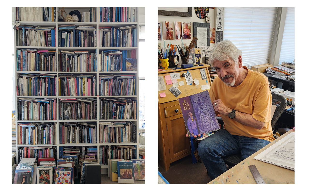 Gary's reference library and with the finished issue