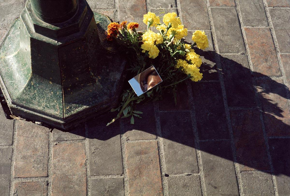 Color self portrait by Vivian Maier