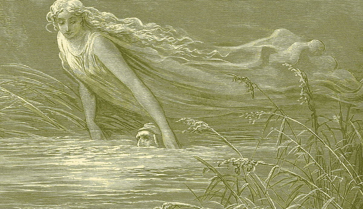 Illustration of Dante's Inferno showing the River Lethe