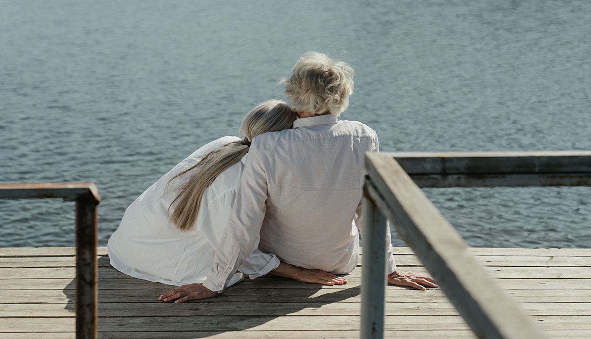 Header Graphic: elderly couple looking over the water| Image credit: Pexels