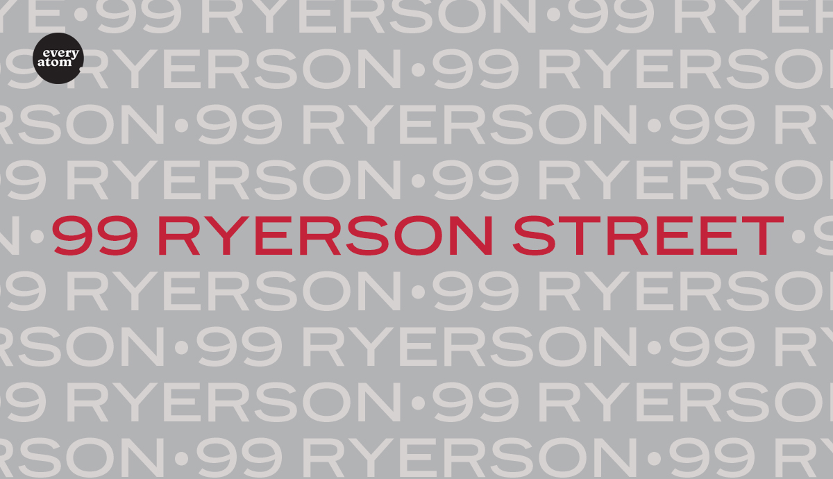 block text of "99 Ryerson Street"
