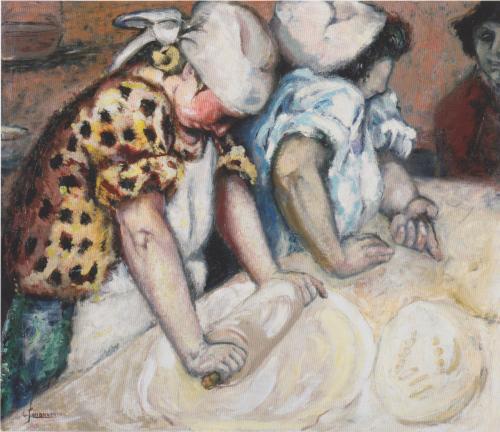 Johannessen_-_Bäckerinnen_-_1920 - Baker's apprentice