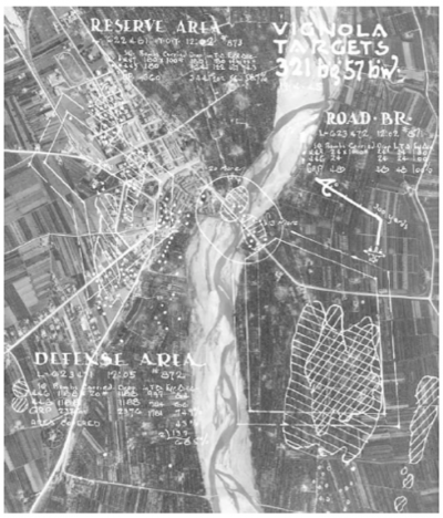  321st Bomb Group, Ops Orders 871-873: “Vignola Targets” (Apr. 19, 1945)  57th Bomb Wing Association, 321st Bomb Group History (April 1945): 218.