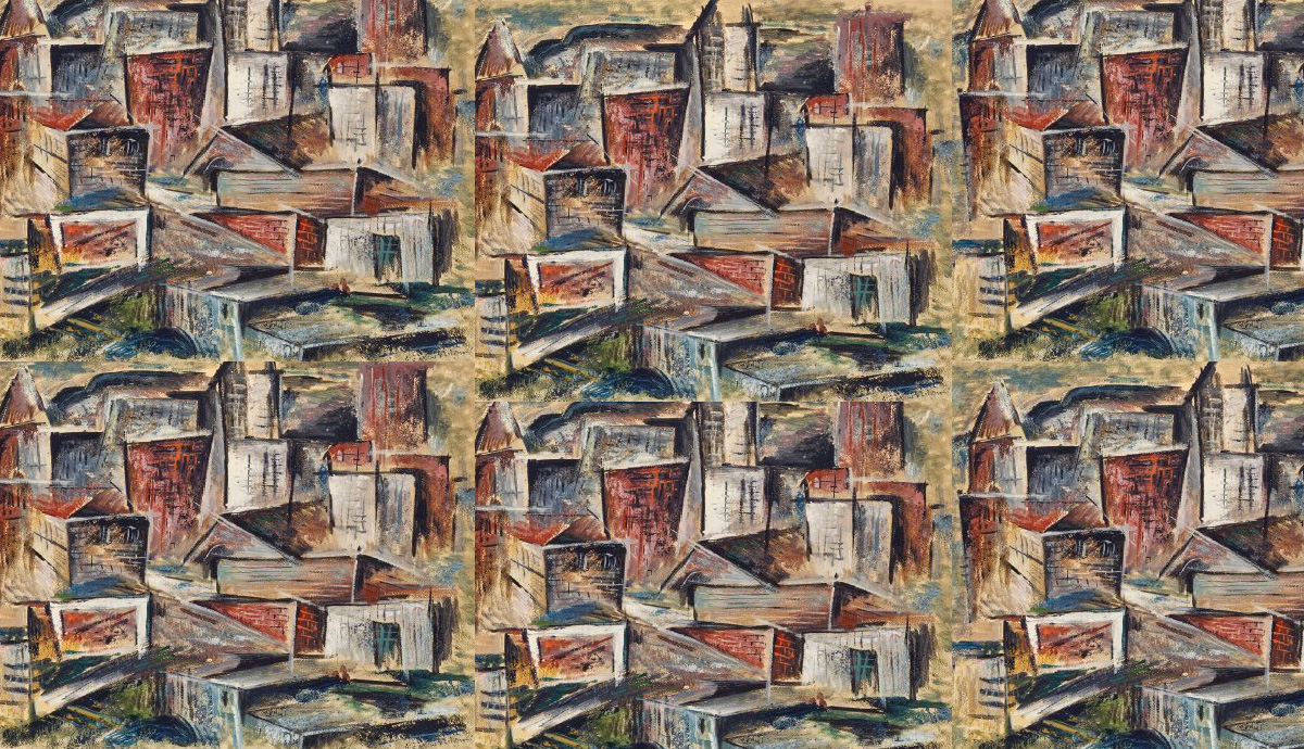 Abstract image of houses