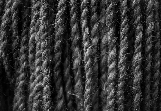 gray yarn