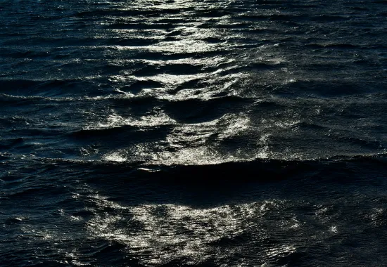 Moonlight on water