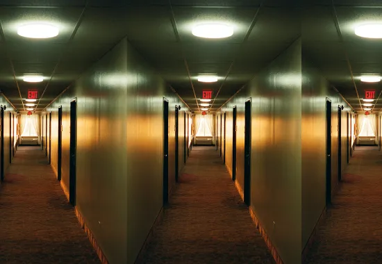 motel hallway