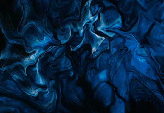 Blue and black abstract photo by Pawel Czerwinski for Unsplash