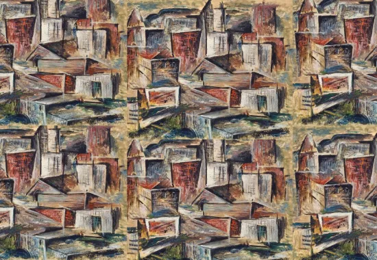 Abstract image of houses