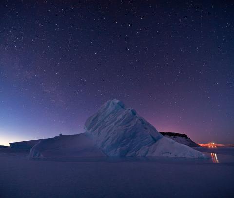 Iceberg in North Star Bay Greenland