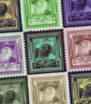 Whitman stamps in different colors