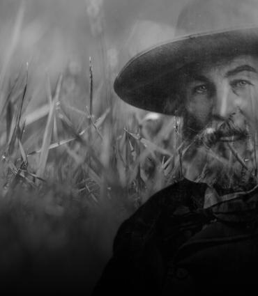 Walt Whitman and grass.