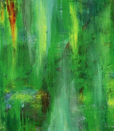 Green Abstract Painting