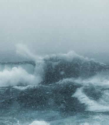 choppy waves on ocean 