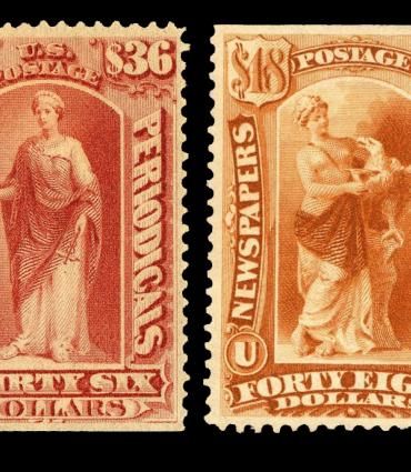 Set of newspaper and periodical stamps from 1879