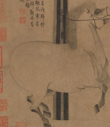 Header Graphic: Night-Shining-White, ink on scroll by Han Gan | Image Credit: The MET