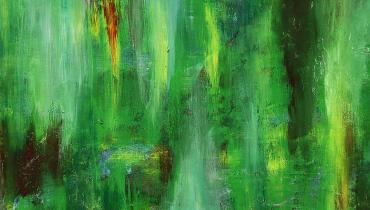 Green Abstract Painting