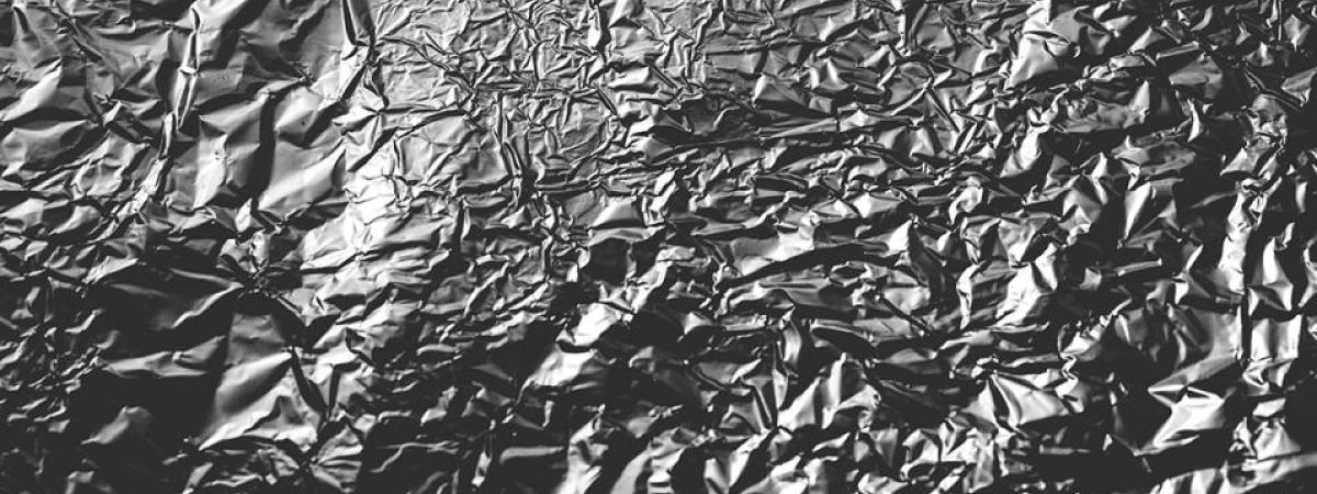 metallic foil texture photo