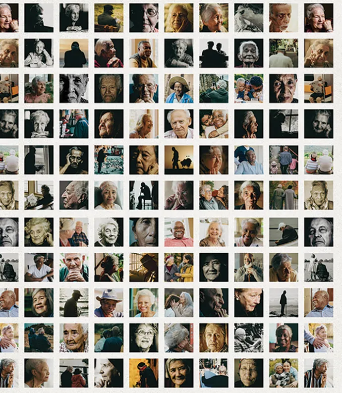 Elder faces