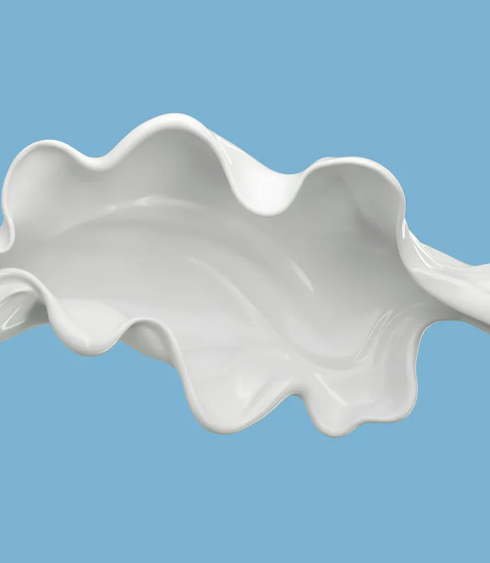 Milk with blue background