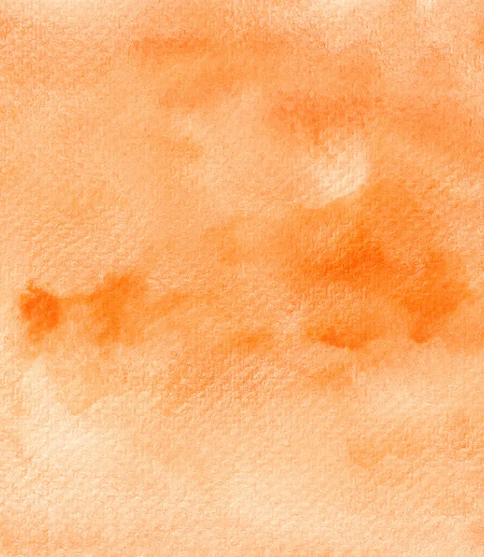 Orange watercolor