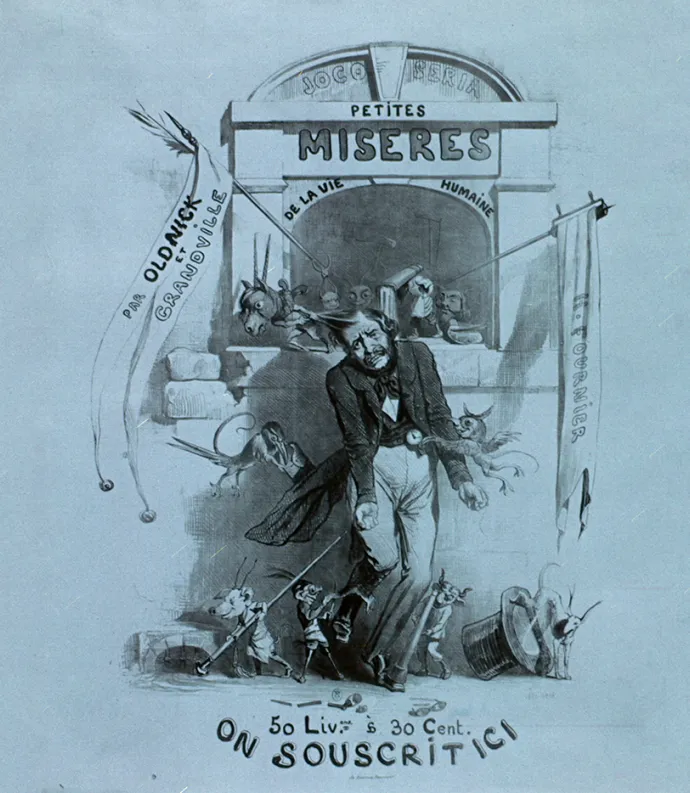 Drawing of petites miseres de la vie humaine