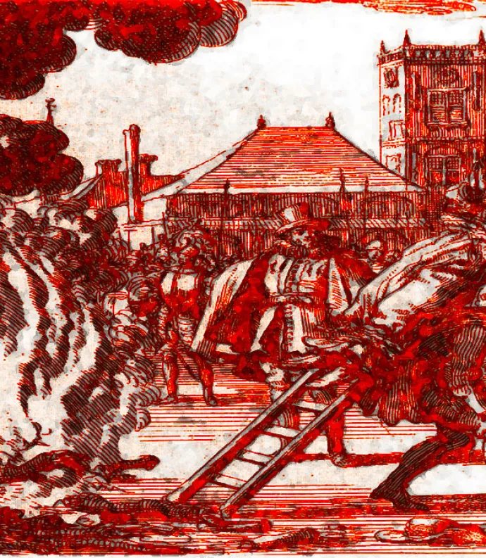 Witch burning