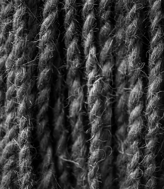 gray yarn