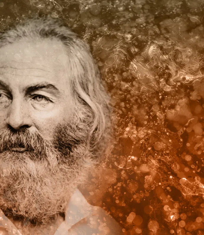 Whitman in brown liquid