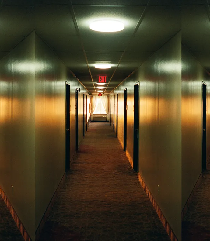 motel hallway