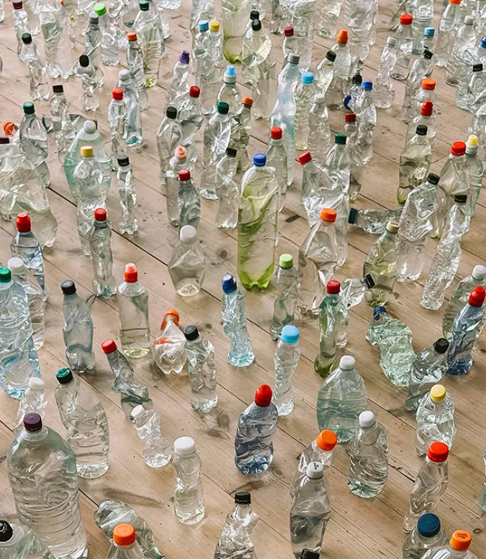 plastic bottles