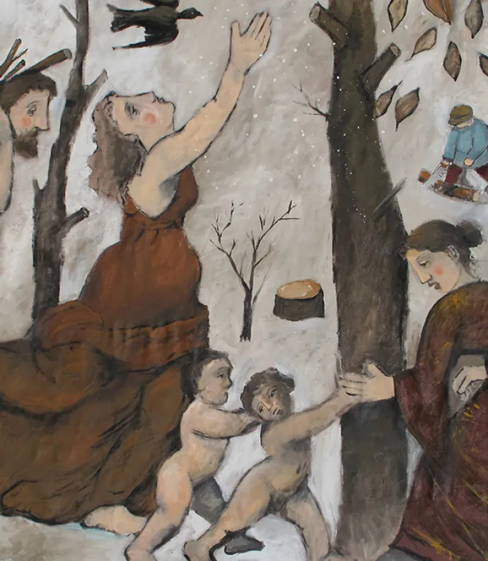 Painting of the Donner Party