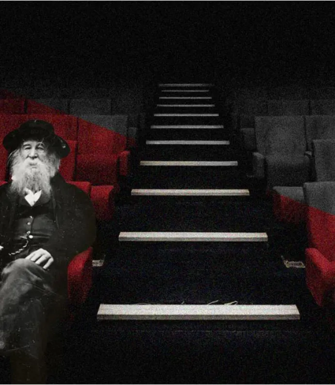 Whitman in a theater